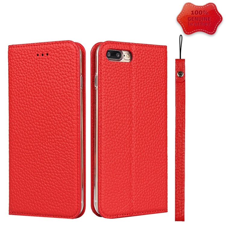 Litchi Texture Horizontal Flip Top Layer Cowhide Leather Case with Holder & Card Slots & Wallet & Strap & Wire Winder, For iPhone 11, For iPhone 11 Pro Max, For iPhone 7 / 8 / SE 2022 / SE 2020, For iPhone 7 Plus / 8 Plus