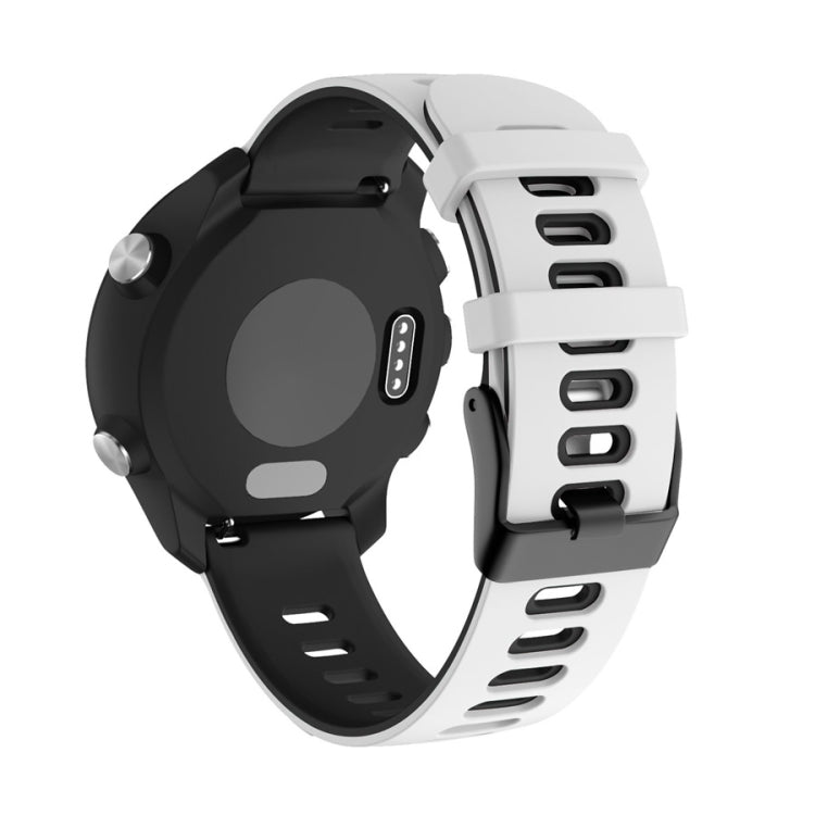 Universal Two-color Silicone Replacement Strap Watchband, 22mm For Xiaomi Haylou RT RS3 LS04 / LS05S, 20mm For Garmin Vivoactive 3 / Venu, 22mm For Garmin Vivoactive 4 / Venu 2