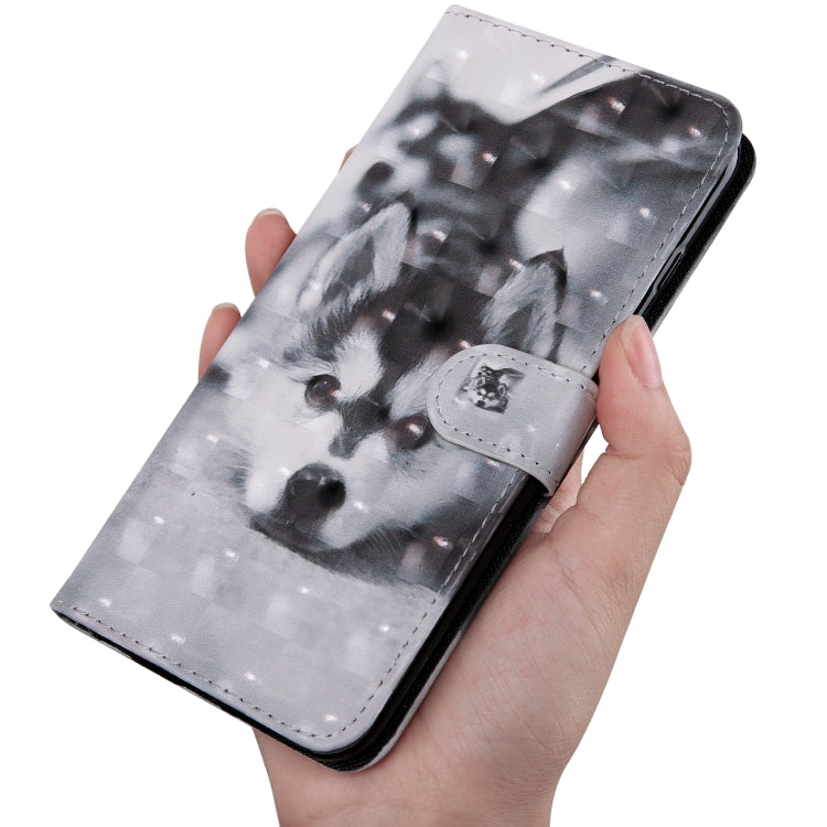 3D Painting Pattern Coloured Drawing Horizontal Flip TPU + PU Leather Case with Holder & Card Slots & Wallet, For Motorola Moto G8 Play, For OnePlus 7 Pro / 7T Pro