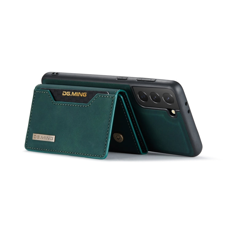 DG.MING M2 Series 3-Fold Multi Card Bag Back Cover Shockproof Case with Wallet & Holder Function, For Samsung Galaxy S21, For Samsung Galaxy S21 FE, For Samsung Galaxy S21+