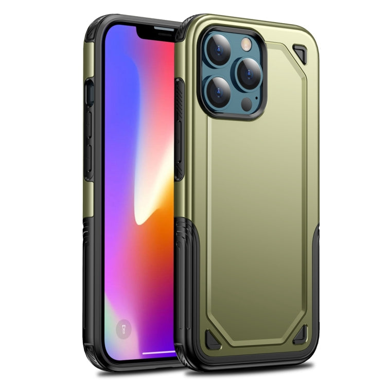 Power Armor PC + TPU Anti-fall Protective Case, For iPhone 13 Pro Max