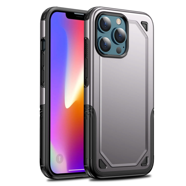 Power Armor PC + TPU Anti-fall Protective Case, For iPhone 13 Pro Max