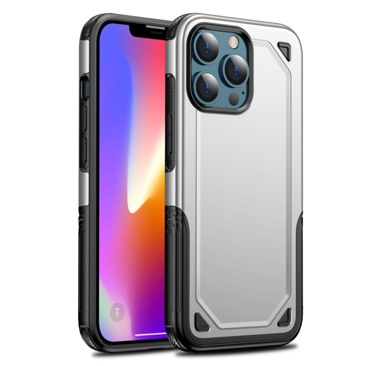 Power Armor PC + TPU Anti-fall Protective Case, For iPhone 13 Pro Max