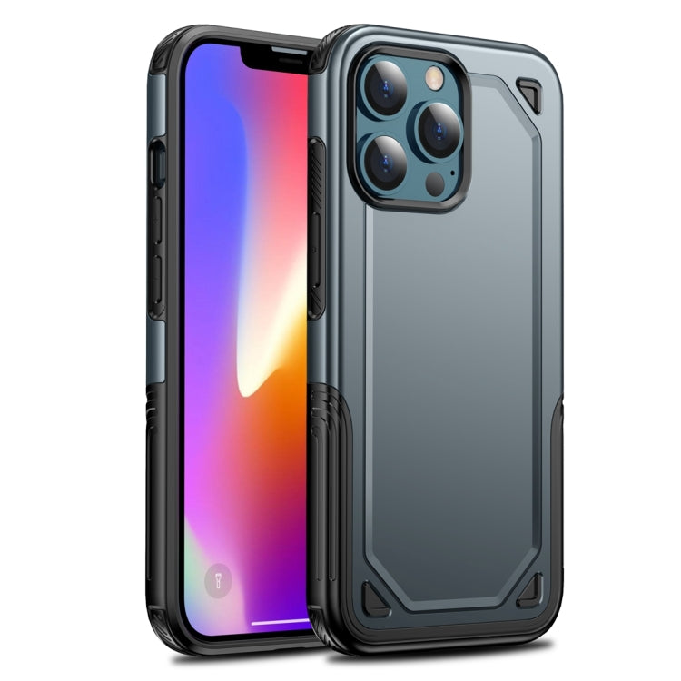 Power Armor PC + TPU Anti-fall Protective Case, For iPhone 13 Pro Max