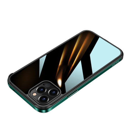 SULADA Shockproof Aviation Aluminum Metal Frame + Nano Glass + TPU Protective Case, For iPhone 12 Pro, For iPhone 12 Pro Max, For iPhone 11 Pro Max, For iPhone XS / X