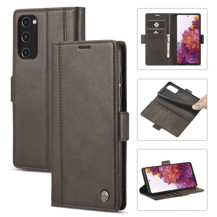 LC.IMEEKE Magnetic Buckle PU + TPU Horizontal Flip Leather Case with Holder & Card Slots & Wallet, For Samsung Galaxy S9+, For Samsung Galaxy S10, For Samsung Galaxy S10+, For Samsung Galaxy S20