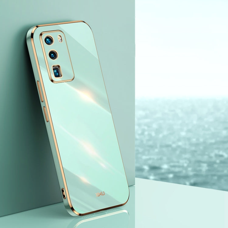 XINLI Straight Edge 6D Electroplate TPU Phone Case, For Huawei P30 Pro, For Huawei P30 Lite, For Huawei P40