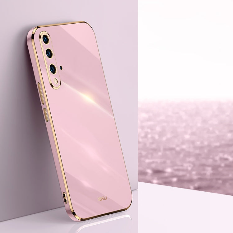 XINLI Straight Edge 6D Electroplate TPU Phone Case, For Huawei P40 Pro, For Honor 20, For Honor 20 Pro