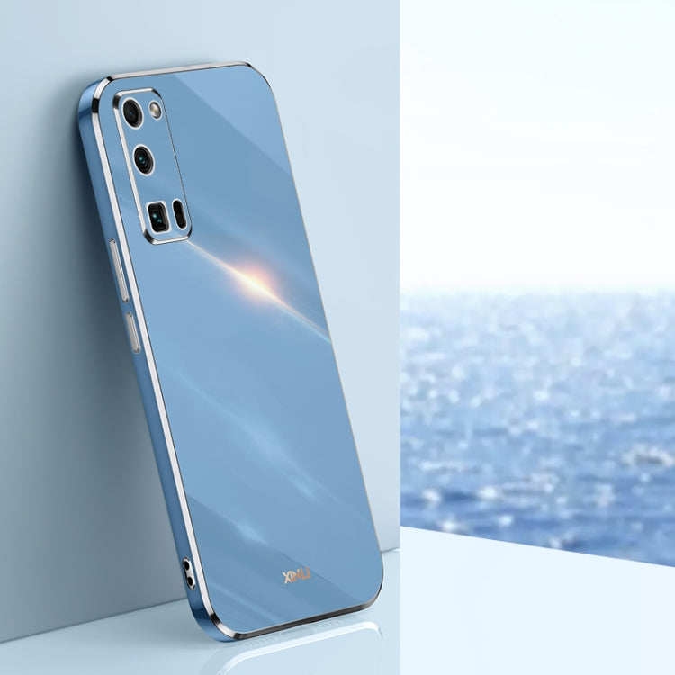 XINLI Straight Edge 6D Electroplate TPU Phone Case, For Honor 20 Lite, For Honor 30, For Honor 30 Pro