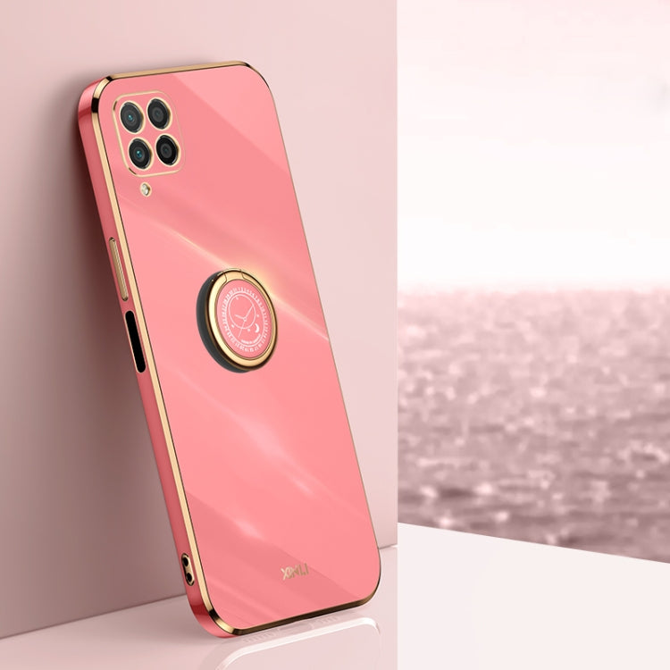 XINLI Straight Edge 6D Electroplate TPU Phone Case with Ring Holder, For Huawei Mate 40 Pro, For Huawei nova 6 5G, For Huawei nova 6 SE