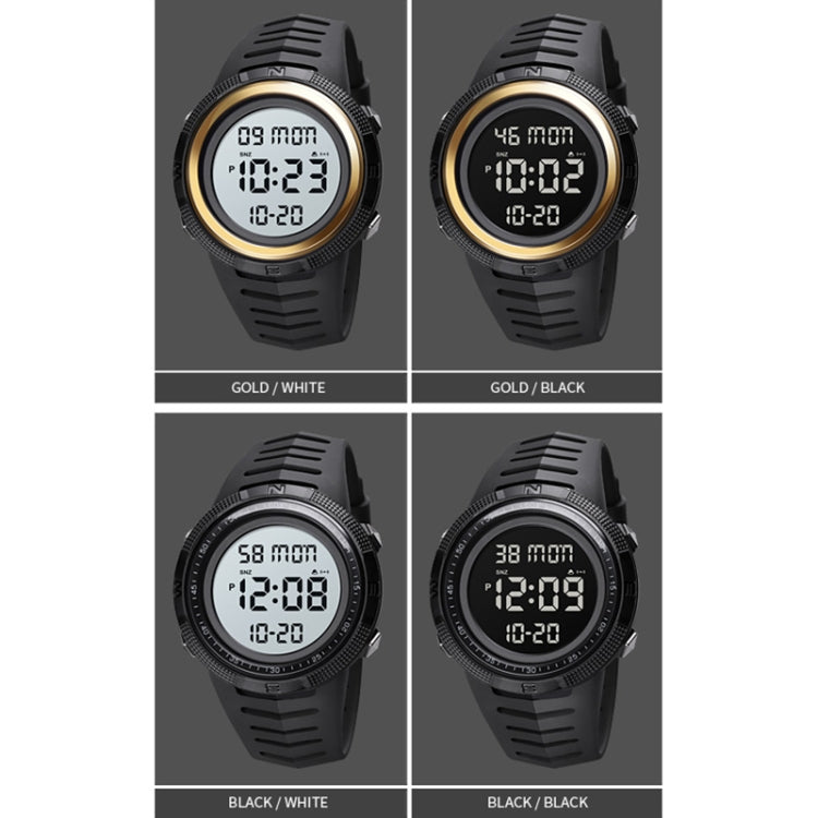 SKMEI 1632 Dual Time Display Luminous Electronic Watch, Support Alarm Clock