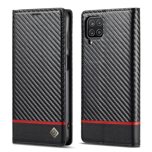 LC.IMEEKE Carbon Fiber PU + TPU Horizontal Flip Leather Case with Holder & Card Slot & Wallet, For Samsung Galaxy A12 5G, For Samsung Galaxy A22 4G, For Samsung Galaxy A22 5G, For Samsung Galaxy A32 4G, For Samsung Galaxy A51 4G / M40s