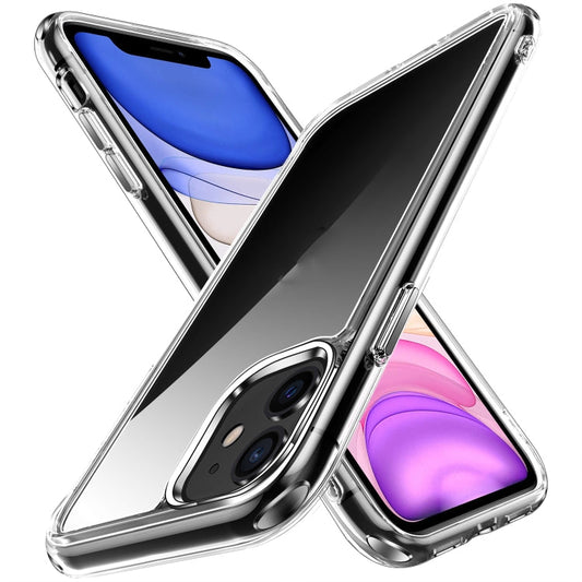 TPU + PC Transparent Shockproof Protective Case, For iPhone 11, For iPhone 11 Pro Max, For iPhone 12 Pro Max, For iPhone 12 Pro, For iPhone 12