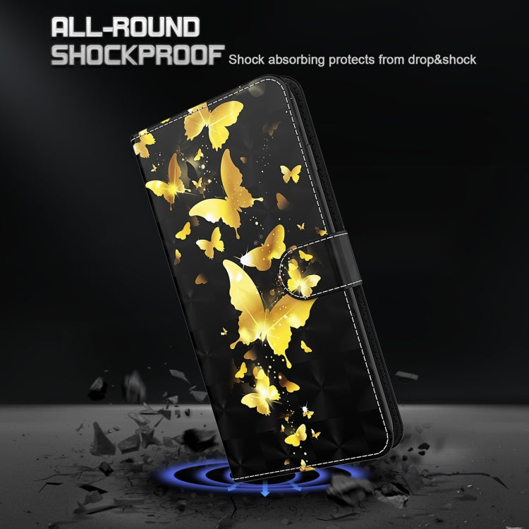 3D Painting Pattern Horizontal Flip TPU + PU Leather Case with Holder & Card Slots & Wallet, For iPhone 13 Pro, For iPhone 13 Pro Max