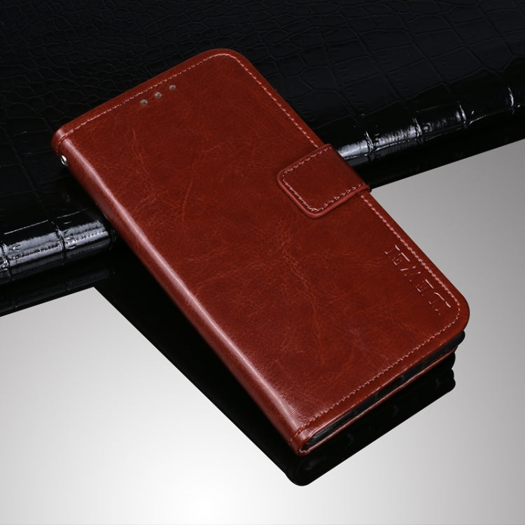 idewei Crazy Horse Texture Horizontal Flip Leather Case with Holder & Card Slots & Wallet, For Doogee N40 Pro, For Xiaomi Redmi 10, For vivo iQOO 8