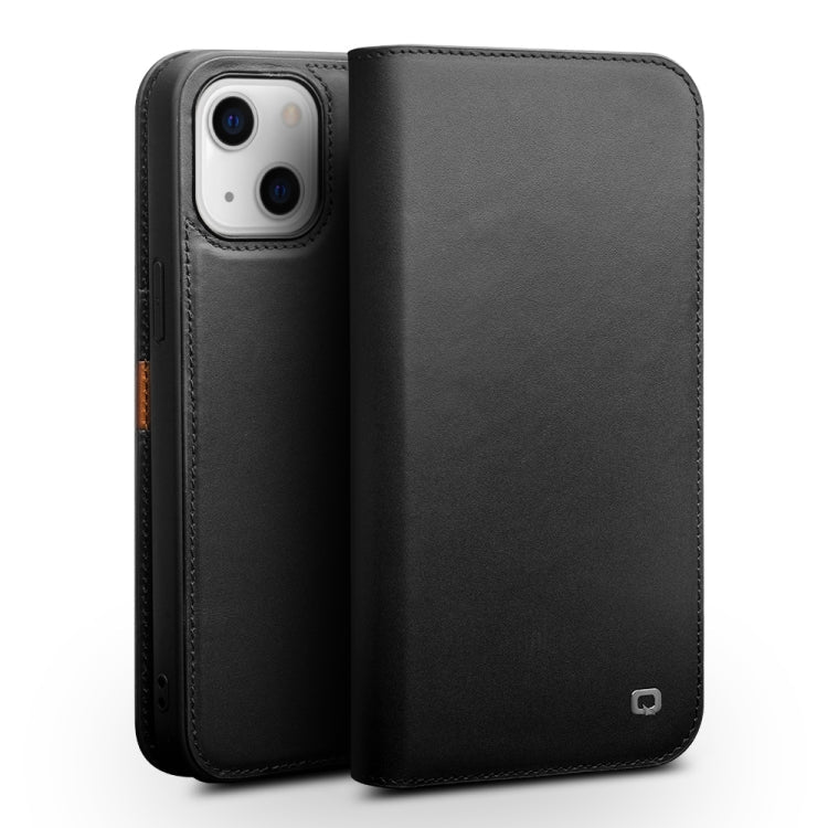 QIALINO Business Horizontal Flip Leather Case with Holder & Card Slots & Wallet, For iPhone 13 Pro Max, For iPhone 13, For iPhone 13 Pro, For iPhone 13 mini