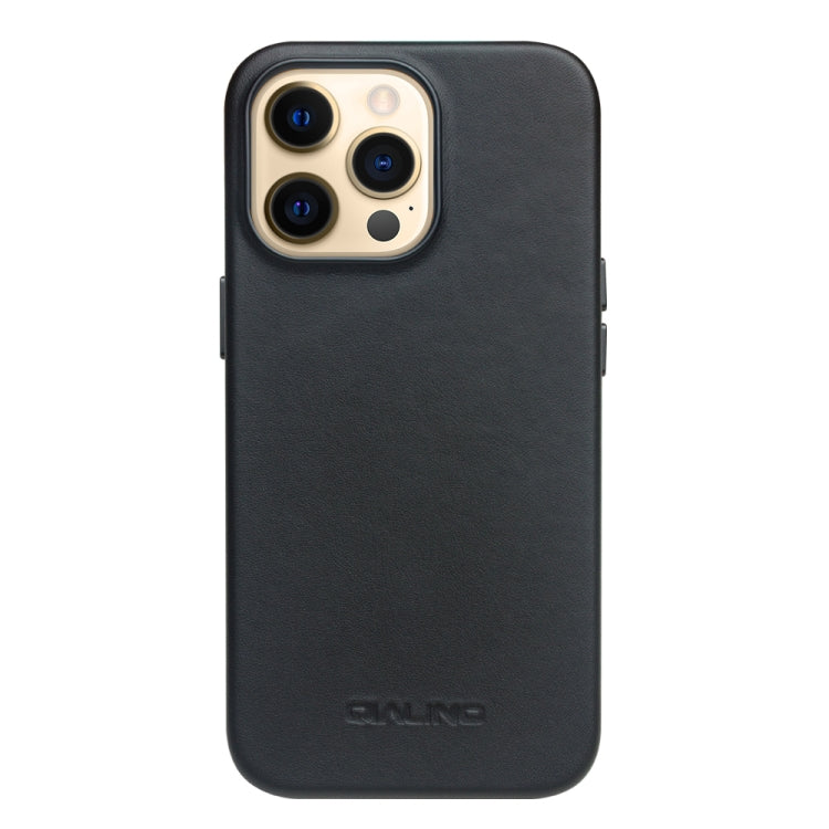 QIALINO Nappa Cowhide MagSafe Magnetic Protective Case, For iPhone 13 Pro, For iPhone 13 Pro Max, For iPhone 13, For iPhone 13 mini