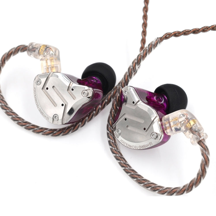 KZ ZS10 Pro 10-unit Ring Iron Gaming In-ear Wired Earphone,, ZS10 Pro Standard Version(Purple), ZS10 Pro Mic Version(Black), ZS10 Pro Standard Version(Diamond Blue), ZS10 Pro Mic Version(Blue), ZS10 Pro Mic Version(Streamer Blue)                       ...