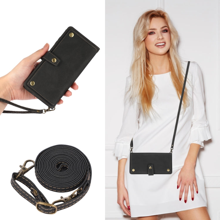 PU + TPU Horizontal Flip Leather Case with Holder & Card Slot & Wallet & Lanyard, For iPhone 12 mini, For iPhone 12 / 12 Pro, For iPhone 12 Pro Max, For iPhone 13 mini