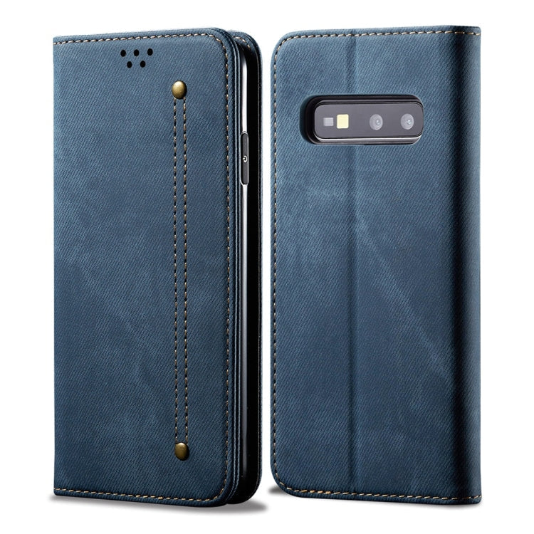 Denim Texture Casual Style Horizontal Flip Leather Case with Holder & Card Slots & Wallet, For Galaxy S10e, For Galaxy S10+, For Xiaomi Redmi Note 8 Pro, For Xiaomi Redmi Note 8, For Xiaomi Mi 9 Pro, For OnePlus 7T