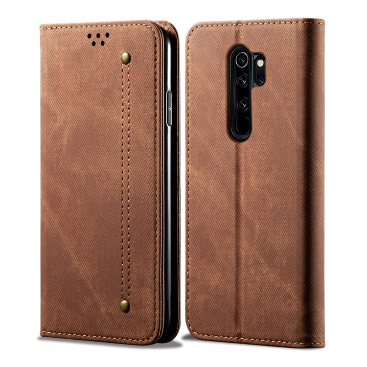 Denim Texture Casual Style Horizontal Flip Leather Case with Holder & Card Slots & Wallet, For Galaxy S10e, For Galaxy S10+, For Xiaomi Redmi Note 8 Pro, For Xiaomi Redmi Note 8, For Xiaomi Mi 9 Pro, For OnePlus 7T