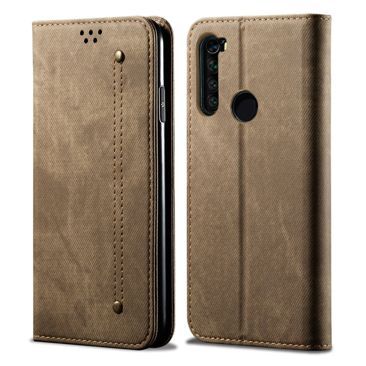 Denim Texture Casual Style Horizontal Flip Leather Case with Holder & Card Slots & Wallet, For Galaxy S10e, For Galaxy S10+, For Xiaomi Redmi Note 8 Pro, For Xiaomi Redmi Note 8, For Xiaomi Mi 9 Pro, For OnePlus 7T
