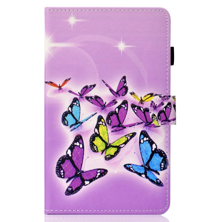 Coloured Drawing Horizontal Flip Leather Case with Holder & Card Slot & Sleep / Wake-up Function, For iPad mini 2024 / mini 6