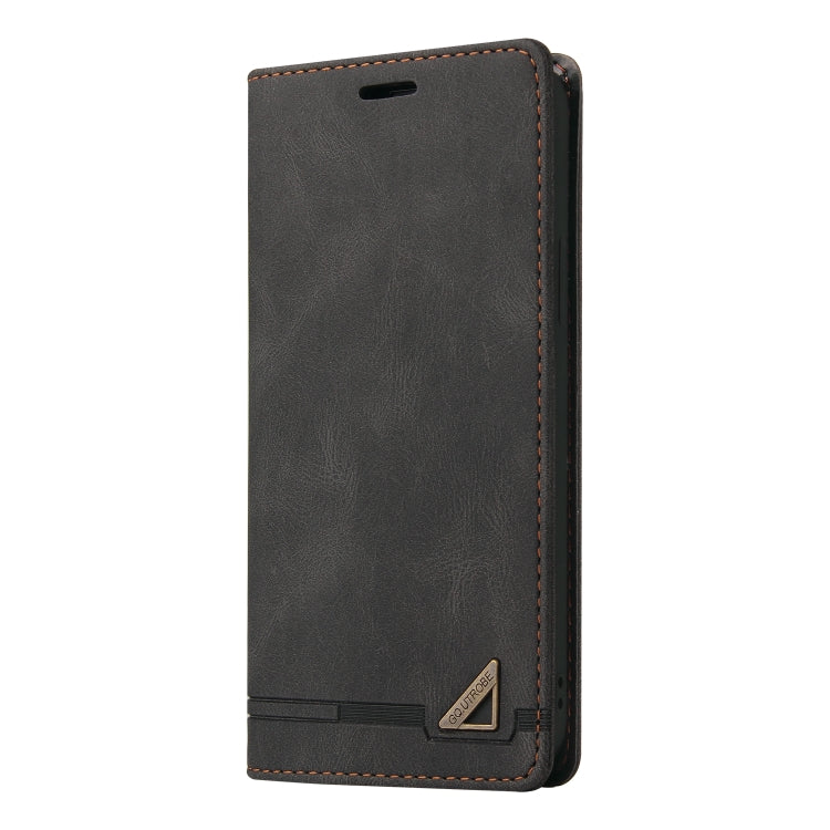 Skin Feel Anti-theft Brush Horizontal Flip Leather Case with Holder & Card Slots & Wallet, For iPhone 13 Pro Max, For iPhone 13 Pro, For iPhone 13, For iPhone 13 mini, For iPhone 12 Pro Max, For iPhone 12 / 12 Pro