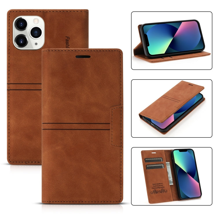 Dream Magnetic Suction Business Horizontal Flip PU Leather Case with Holder & Card Slot & Wallet, For iPhone 13 mini, For iPhone 13, For iPhone 13 Pro, For iPhone 13 Pro Max