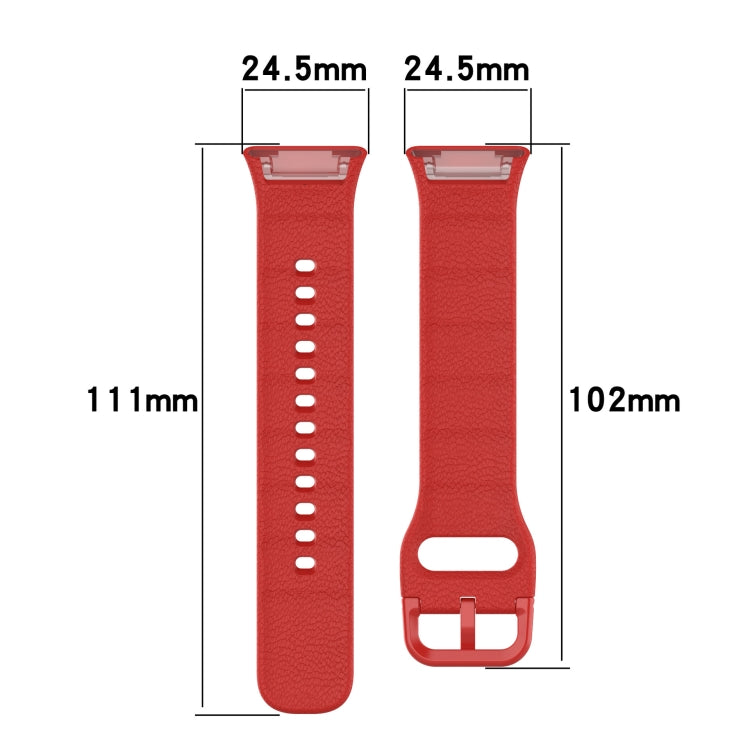 For OPPO Watch Free NFC Version Sport Silicone Watch Band(Purple)