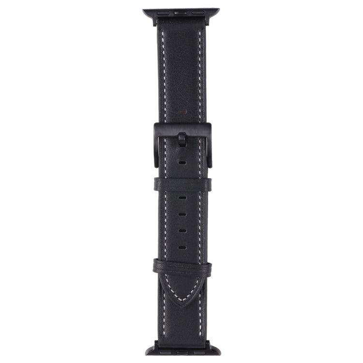 Leather Replacement Watchband For Apple Watch Series, 7 45mm / 6&SE&5&4 44mm / 3&2&1 42mm, 7 41mm / 6&SE&5&4 40mm / 3&2&1 38mm