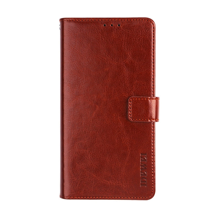 idewei Crazy Horse Texture Horizontal Flip Leather Phone Case with Holder & Card Slots & Wallet, For Google Pixel 6, For Google Pixel 6 Pro, For OPPO A55