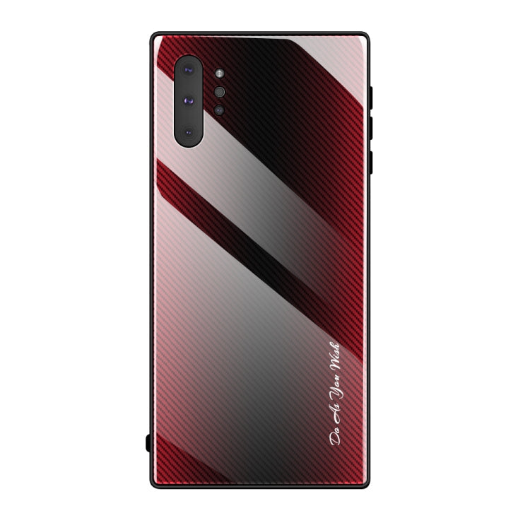 Texture Gradient Glass Protective Case, For Galaxy A20 / A30, For Galaxy A50, For Galaxy A80 / A90, For Galaxy Note 9