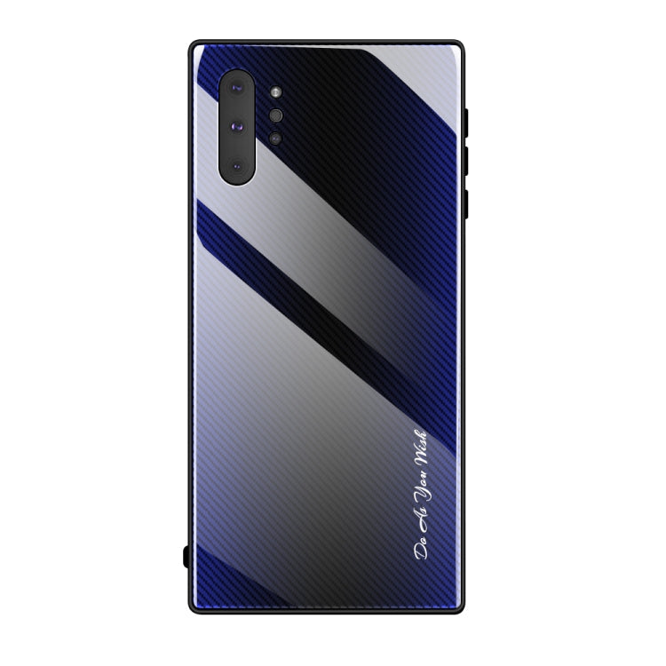 Texture Gradient Glass Protective Case, For Galaxy A20 / A30, For Galaxy A50, For Galaxy A80 / A90, For Galaxy Note 9
