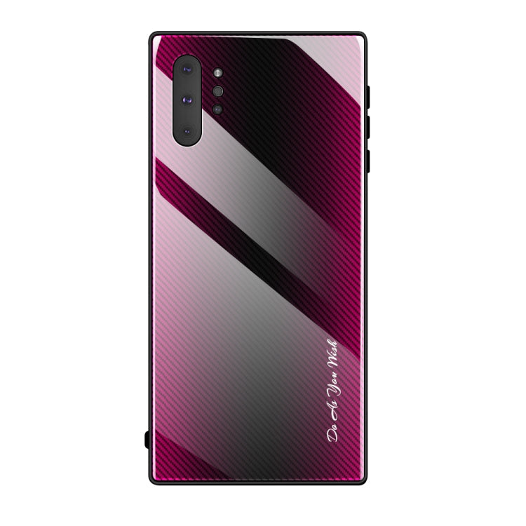 Texture Gradient Glass Protective Case, For Galaxy A20 / A30, For Galaxy A50, For Galaxy A80 / A90, For Galaxy Note 9