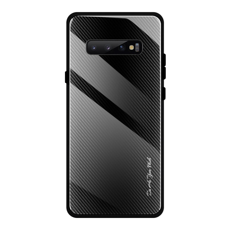 Texture Gradient Glass Protective Case, For Galaxy Note 10 Pro, For Galaxy S10, For iPhone SE 2022 / SE 2020 / 8 / 7, For iPhone XS Max
