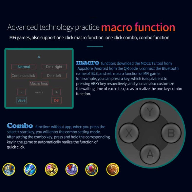 MOCUTE 060 Stretchable Bluetooth Gamepad for Android & iOS