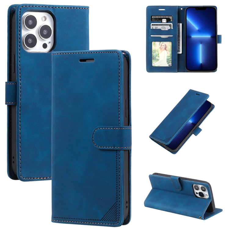 Skin Feel Anti-theft Brush Horizontal Flip Leather Phone Case, For iPhone13 Pro Max, For iPhone13 Pro, For iPhone13, For iPhone13 mini