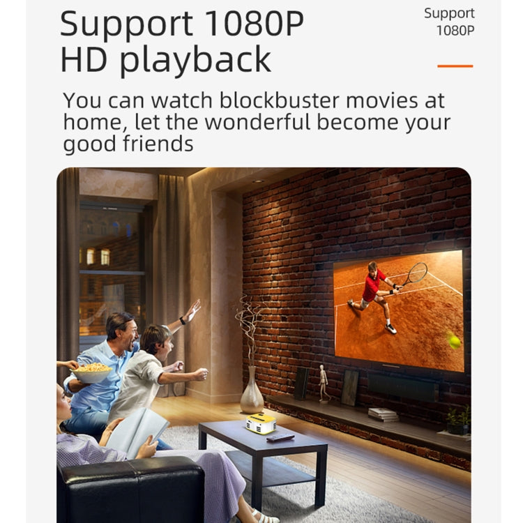 T20 320x240 400 Lumens Portable Home Theater LED HD Digital Projector, Same Screen Version,, US Plug, Same Screen Version, EU Plug, Same Screen Version, UK Plug, Same Screen Version, AU Plug, Same Screen Version
