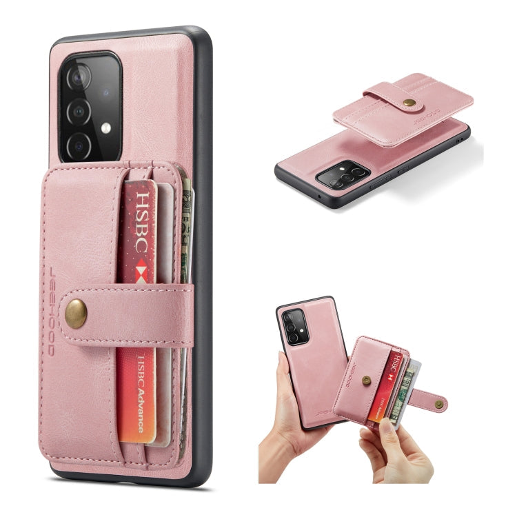JEEHOOD RFID Blocking Anti-Theft Magnetic PU + TPU Phone Case with Card Slot, For Samsung Galaxy A32 5G, For Samsung Galaxy A12 5G, For Samsung Galaxy A52 5G / 4G, For Samsung Galaxy A72 5G / 4G, For Samsung Galaxy A71 5G, For Samsung Galaxy Note20 Ult...