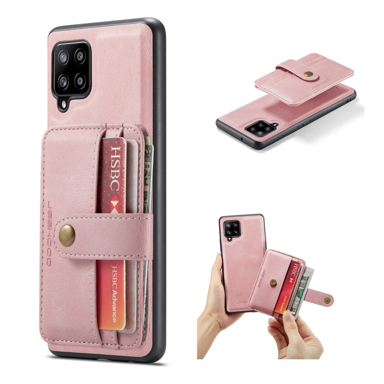 JEEHOOD RFID Blocking Anti-Theft Magnetic PU + TPU Phone Case with Card Slot, For Samsung Galaxy A32 5G, For Samsung Galaxy A12 5G, For Samsung Galaxy A52 5G / 4G, For Samsung Galaxy A72 5G / 4G, For Samsung Galaxy A71 5G, For Samsung Galaxy Note20 Ult...