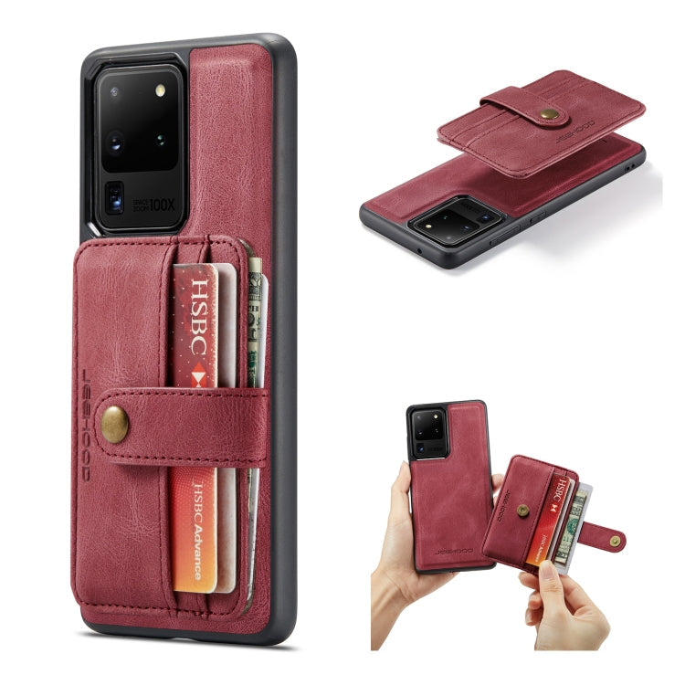 JEEHOOD RFID Blocking Anti-Theft Magnetic PU + TPU Phone Case with Card Slot, For Samsung Galaxy A32 5G, For Samsung Galaxy A12 5G, For Samsung Galaxy A52 5G / 4G, For Samsung Galaxy A72 5G / 4G, For Samsung Galaxy A71 5G, For Samsung Galaxy Note20 Ult...