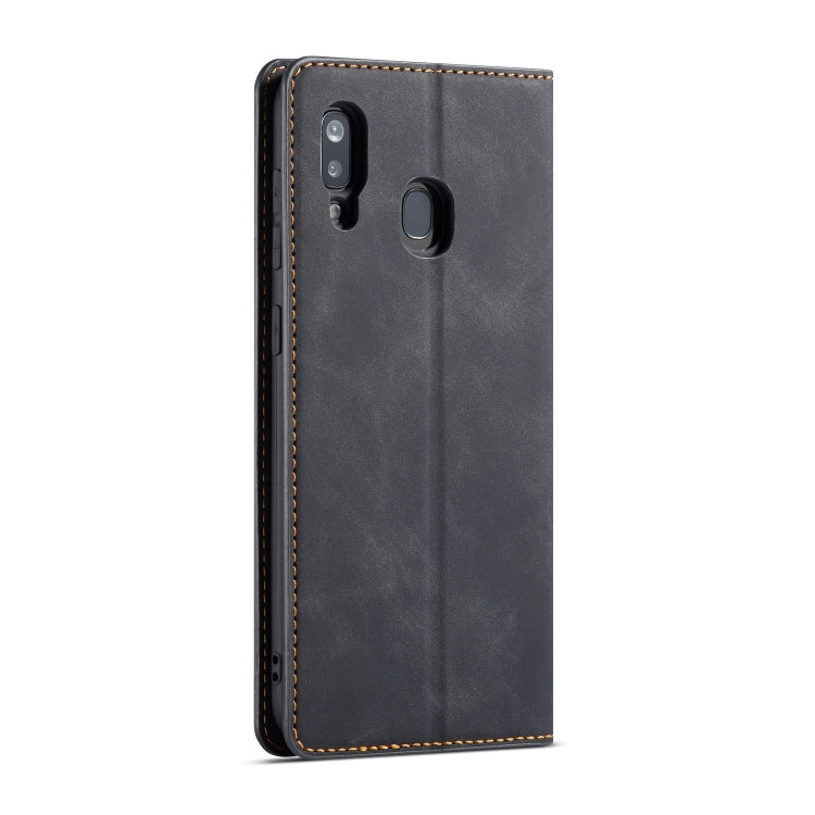 Forwenw Dream Series Oil Edge Strong Magnetism Horizontal Flip Leather Case with Holder & Card Slots & Wallet & Photo Frame, For Galaxy A40, For Galaxy A60, For Galaxy A20e, For Galaxy A50, For Galaxy A70, For Galaxy A80 / A90