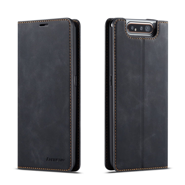 Forwenw Dream Series Oil Edge Strong Magnetism Horizontal Flip Leather Case with Holder & Card Slots & Wallet & Photo Frame, For Galaxy A40, For Galaxy A60, For Galaxy A20e, For Galaxy A50, For Galaxy A70, For Galaxy A80 / A90