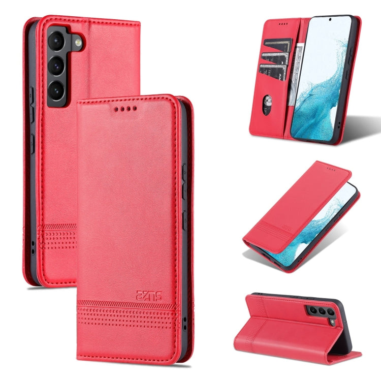 AZNS Magnetic Calf Texture Horizontal Flip Leather Phone Case, For Samsung Galaxy A33 5G, For Samsung Galaxy S22, For Samsung Galaxy S22+