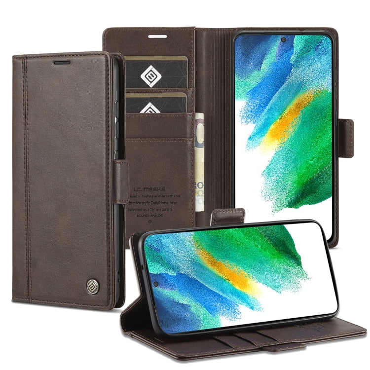 LC.IMEEKE PU + TPU Skin-friendly Feeling Leather Phone Case, For Samsung Galaxy S22+ 5G