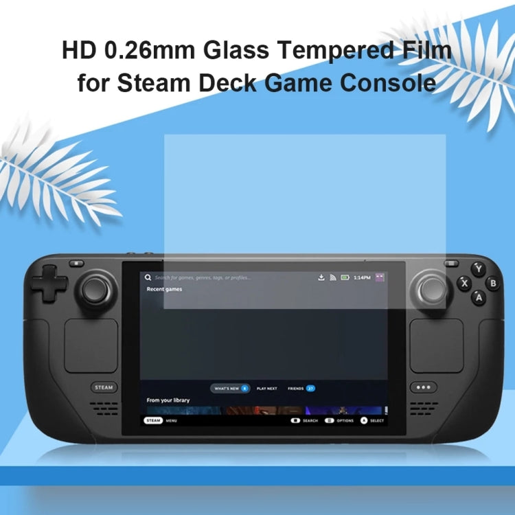 0.26mm 9H 2.5D Tempered Glass Film, For Deck Game Console (1 PC)