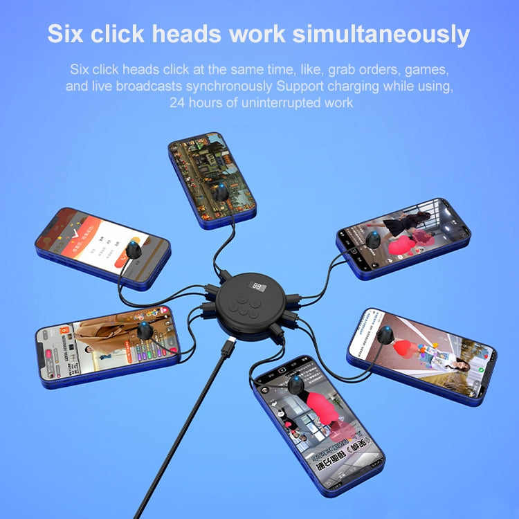 G30 Universal Digital Display Like Device Mobile Phone Automatic Screen Clicker, G30 One Machine with Two Head, G30 G30 One Machine with Three Head, G30 One Machine with Four Head, One Machine with Six Head, G30 One Machine with Five Head              ...