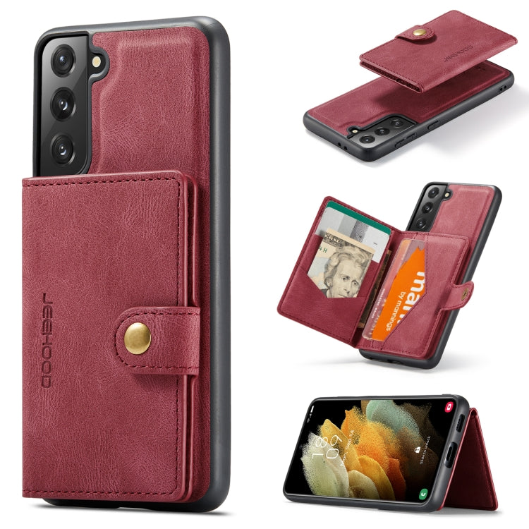 JEEHOOD Retro Magnetic Detachable Phone Case with Wallet & Card Slot & Holder, For Samsung Galaxy S22 5G, For Samsung Galaxy S22+ 5G, For Samsung Galaxy A33 5G, For Samsung Galaxy A53 5G
