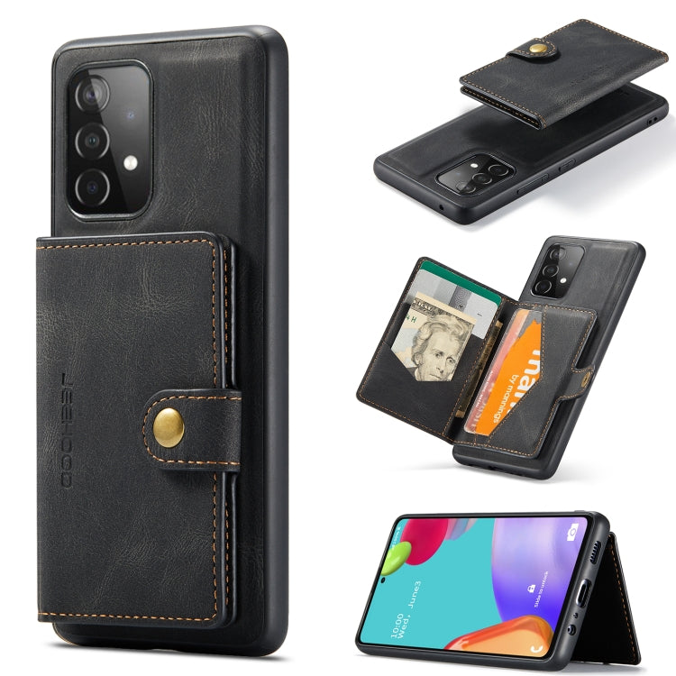 JEEHOOD Retro Magnetic Detachable Phone Case with Wallet & Card Slot & Holder, For Samsung Galaxy S22 5G, For Samsung Galaxy S22+ 5G, For Samsung Galaxy A33 5G, For Samsung Galaxy A53 5G